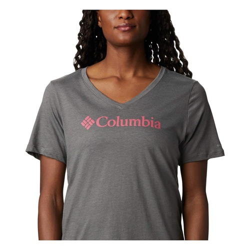 콜롬비아 Columbia Womens Mount Rose Relaxed Tee Shirt, Jersey Cotton Blend