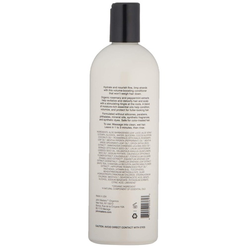  Conditioner for Fine Hair with Rosmary & Peppermint 16 oz