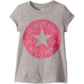 Converse Kids Short Sleeve Glitter Chuck Patch Graphic T-Shirt (Little Kids)