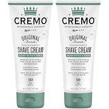Cremo Barber Grade Silver Water & Birch Shave Cream, 12 Fl Oz (Pack of 2)