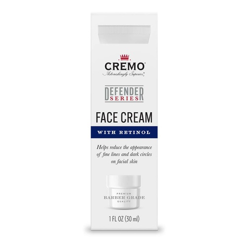  Cremo Face Cream with Retinol, Defender Series, 1 Oz
