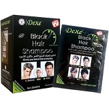 Black Hair Shampoo -Instant Black Hair Dye Shampoo Black Hair Dye Maintain Hair Color for Two Months 5 minutes for Men and Women By Cutelove 25mlx10 Packs