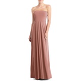 Dessy Collection Multi-Way Loop A-Line Gown_DESERT ROSE