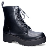 Dirty Laundry Mazzy Lace-Up Boot_BLACK