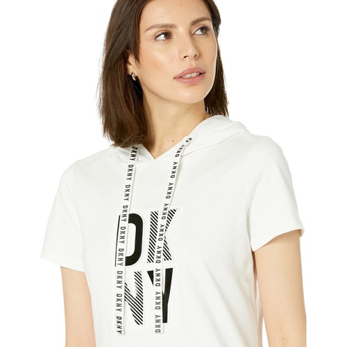 DKNY DKNY Short Sleeve Hoodie Tee Dress