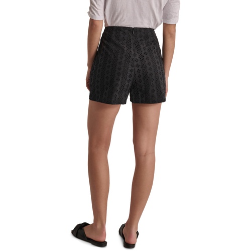 DKNY Womens Cotton Eyelet Shorts