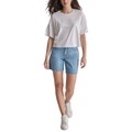 Womens Cropped-Fit Short-Sleeve Logo T-Shirt