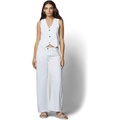 DL1961 Isabel Wide Leg Mid-Rise Vintage 31 in White Raw
