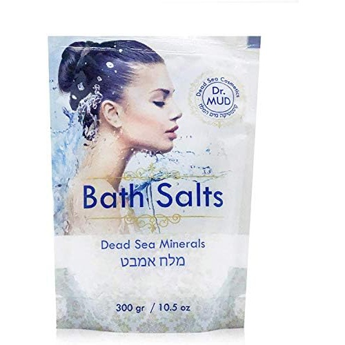  DR.MUD DEAD SEA COSMETICS Dr. Mud Dead Sea Bath Salt  Bath Salts with Natural Dead Sea Minerals & Pure Essential Oils  Relax, Detox & Soothe Muscles  Ideal Spa Treatment for Skin Conditions, Psoriasis &