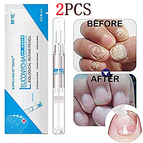  DTDR Euconychia Herbal Nail Treatment Pen Nail Repair Fingernails Toenails Rich Nutrition（2pcs)