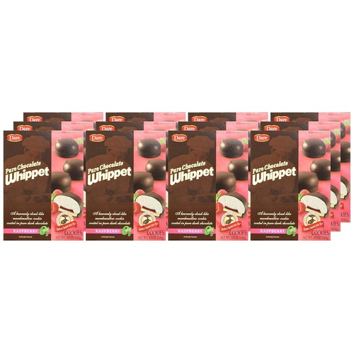  Dare Whippet Cookies, Original, Pack of 12 Boxes (14 Cookies Per Box)  Made with Real Chocolate, Heavenly Marshmallow Center, 100% Peanut Free, 12 - 8.8 oz Boxes