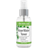 Derma-nu Miracle Skin Remedies Rose Water Toner For Face - Natural Anti-Aging Facial Toner Spray For Women Enriched with Organic Aloe Vera - Organic Hydrating Pore Refining Toner Mist for Sensitive or
