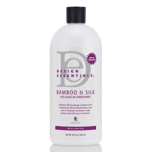  Design Essentials Bamboo & Silk Hco Leave-in Conditioner For All Hair Types - 32 Oz