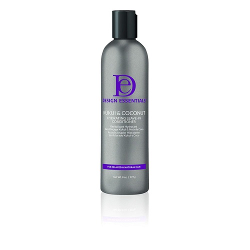  Design Essentials Natural Kukui & Coconut Hydrating Leave-In Conditioner For Relaxed And Natural Hair - 8 Oz