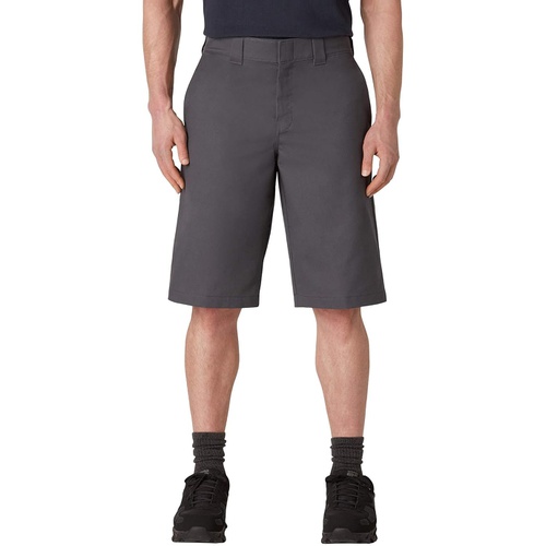 디키즈 Dickies Mens Cooling Temp-iq Active Waist Flat Front Shorts