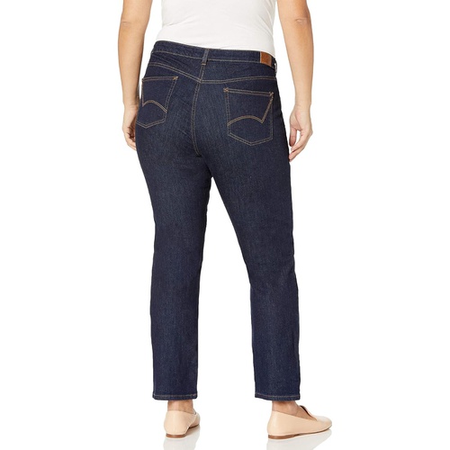 디키즈 Dickies Size Womens Plus Perfect Shape Straight Stretch Denim Jeans