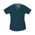 Dickies Scrubs Womens Gen Flex Mock Wrap Shirt