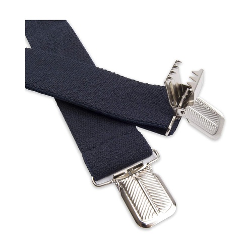 디키즈 Dickies Mens 1 1/2 inch Solid Straight Clip Adjustable X Back Suspender