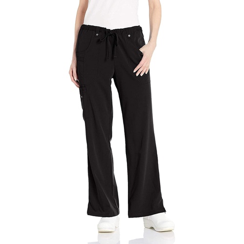 디키즈 Dickies Womens Xtreme Stretch Mid Rise Drawstring Cargo Pant