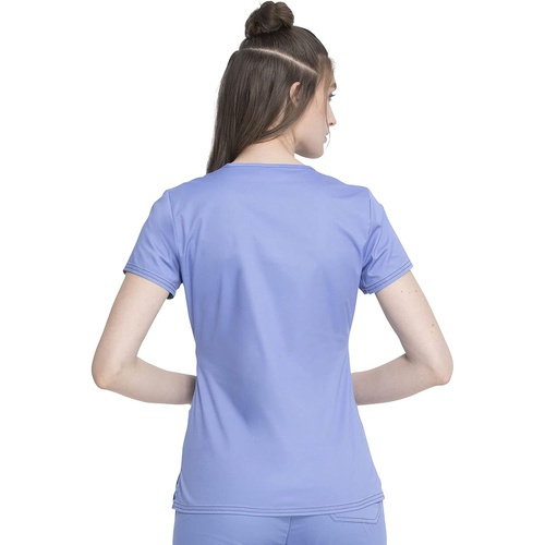 디키즈 Dickies Gen Flex Women Scrubs Top V-Neck DK800