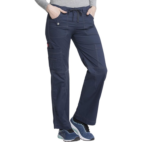 디키즈 Dickies Gen Flex Women Scrubs Pant Low Rise Drawstring Cargo 857455