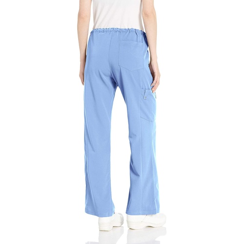 디키즈 Dickies Womens Xtreme Stretch Mid Rise Drawstring Cargo Pant