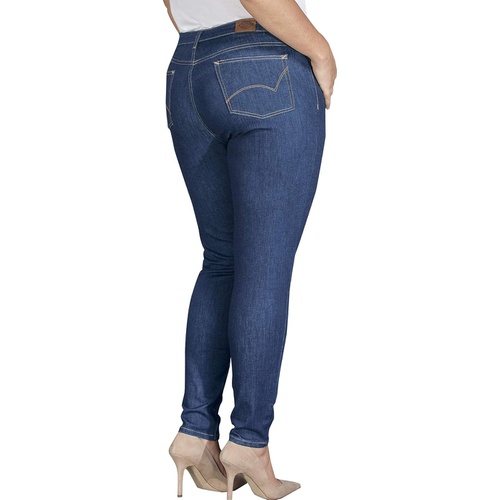 디키즈 Dickies Womens Perfect Shape Denim Jean-Skinny Stretch Plus Size