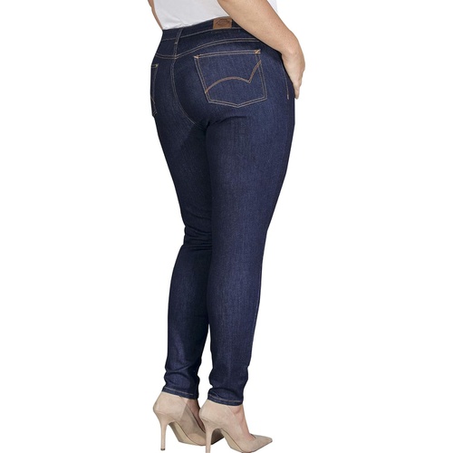 디키즈 Dickies Womens Perfect Shape Denim Jean-Skinny Stretch Plus Size