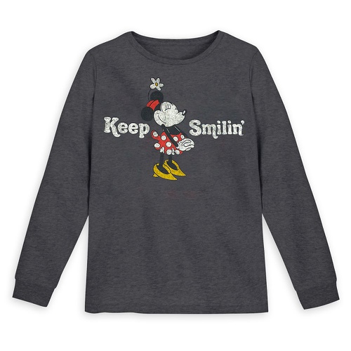 디즈니 Disney Minnie Mouse Long Sleeve T-Shirt for Girls