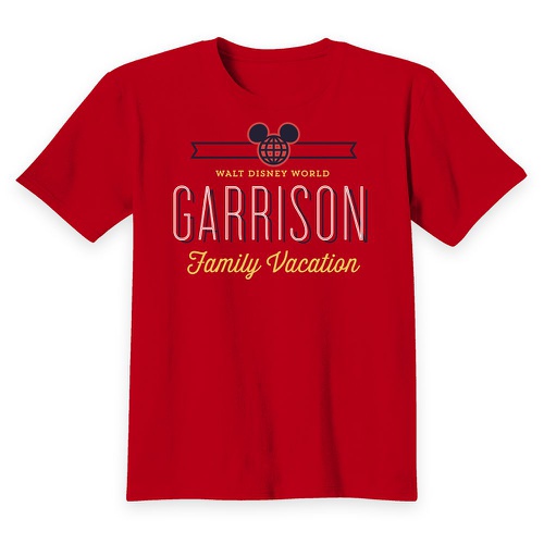 디즈니 Kids Walt Disney World Family Vacation T-Shirt - Customized