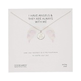 Dogeared I Have Angels & They Are Always with Me Mini Angel Necklace
