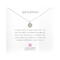 Dogeared Going Places Compass Reminder Necklace