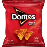Doritos Nacho Cheese Flavored Tortilla Chips, 1 oz (Pack of 40)