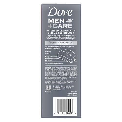  Dove Men+Care Mens Bar Soap More Moisturizing Than Bar Soap Deep Clean Effectively Washes Away Bacteria, Nourishes Your Skin 3.75 oz 14 Bars