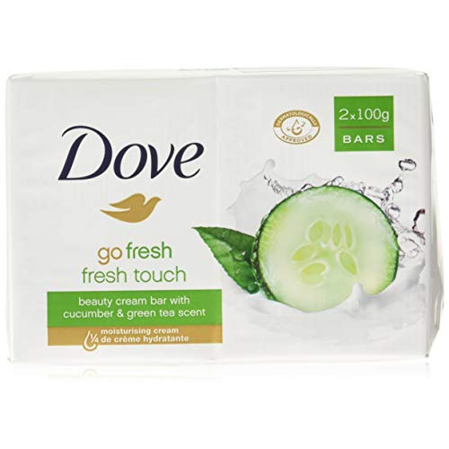  Dove Go Fresh Beauty Bar Soap, Cool Moisture-Fresh Touch, 100 G / 3.5 Oz (Pack of 12)