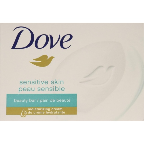  Dove Sensitive Skin Bath Bars Unscented - 6 CT