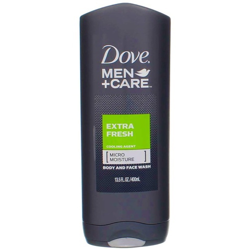  Dove Men Care, Body & Face Wash, Extra Fresh, Pack of 3, (13.52 Fl. Oz/400 ml Each)