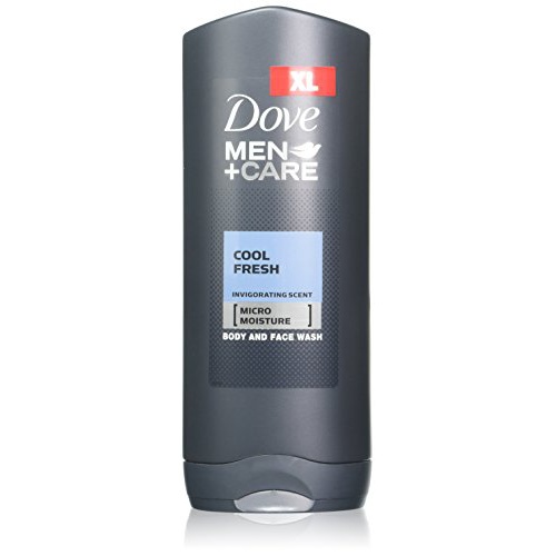  Dove Men + Care Body and Face Wash, Cool Fresh, 13.5 Ounce (Pack of 2)