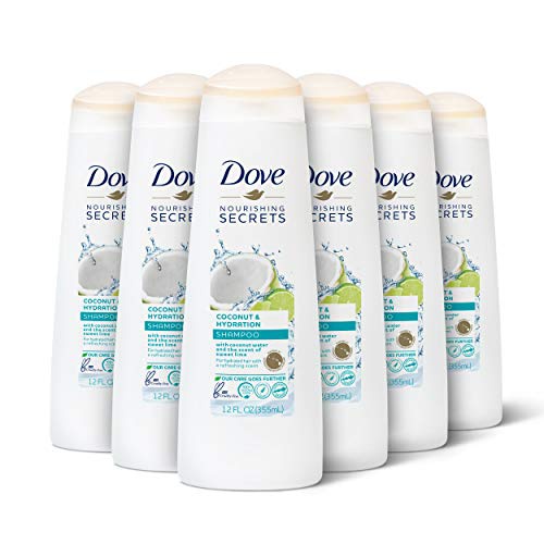  Dove Nourishing Secrets Shampoo for Dry Hair Coconut and Hydration With Refreshing Lime Scent 12 oz 6 Count