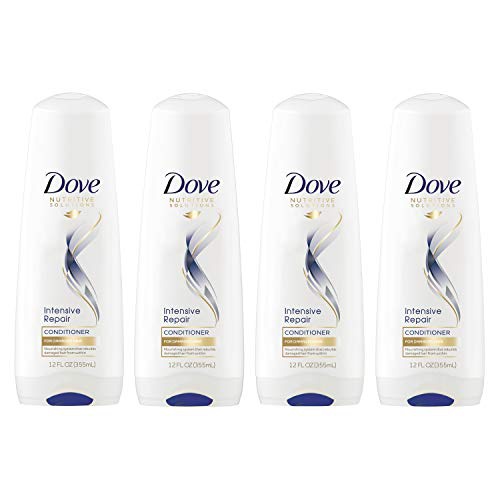  Dove Nutritive Solutions Strengthening Shampoo Formula for Damaged Hair Intensive Repair Dry Hair Shampoo With Keratin Actives 12 oz, 4 Count