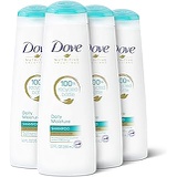 Dove Nutritive Solutions Moisturizing Shampoo for Normal to Dry Hair Daily Moisture with Pro-Moisture Complex for Manageable and Silky Hair 12 oz, 4 Count