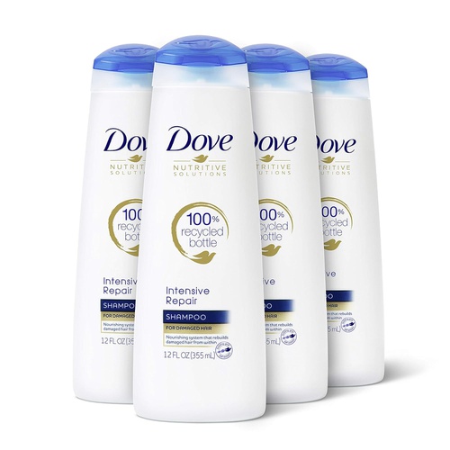  Dove Nutritive Solutions for Dry Hair, Intensive Repair, Deep Conditioner, 12 Fl Oz (Pack of 4)