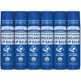 Dr. Bronners - Organic Lip Balm (.15 ounce, 6-Pack) - Unscented, Made with Organic Beeswax and Avocado Oil, For Dry Lips, Hands, Chin or Cheeks, Jojoba Oil for Added Moisture, Soot