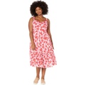Draper James Plus Size Martie Tie Back Dress in Exploded Daisies