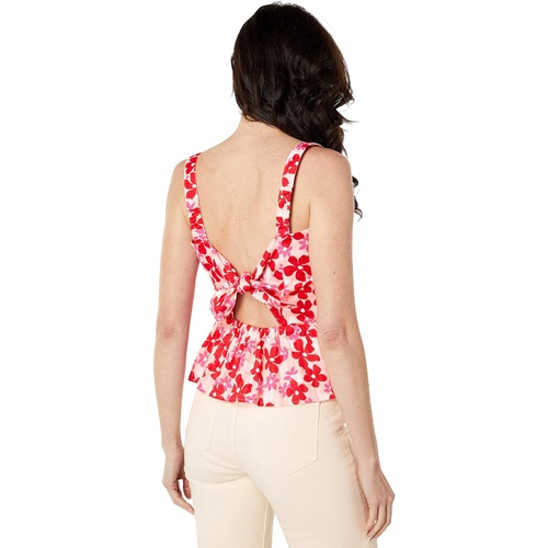  Draper James Martie Tie Back Top in Exploded Daisies