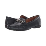 Driver Club USA Womens Leather Chain Detail Driving Loafer