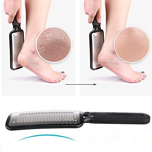  Dualshine Pedicure Kit and Callus Remover, Foot Scrubber Foot Care Callus Shaver Callus Corn Remover for Feet, Pedicure Tools for Men and Women