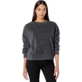 Dylan by True Grit Sherpa Drop Shoulder Crew Neck Sweatshirts