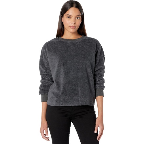  Dylan by True Grit Sherpa Drop Shoulder Crew Neck Sweatshirts