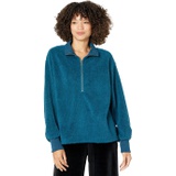 Dylan by True Grit Sherpa Modern Zip Pullover Sweatshirt